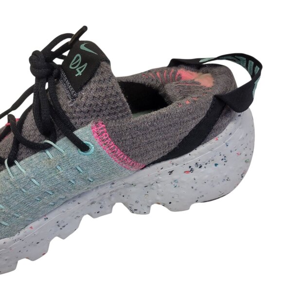 Nike Space Hippie 04 W9/M7.5 Smoke Grey/Pink CD3476-003 w/ Box Sneakers - Picture 7 of 16